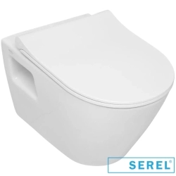 Serel - Serel Smart Purewash Kanalsız Asma Klozet, 52 cm