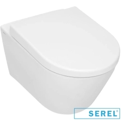 Serel - Serel Sapphire Aquawash (Kanalsız Tornado) Asma Klozet, 52 cm
