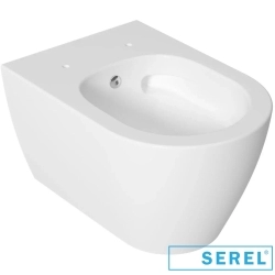 Serel - Serel Sapphire Aquawash (Kanalsız Tornado) Asma Klozet, 52 cm
