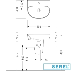 Serel - Serel Dream Yarım Ayak, 32 cm