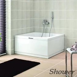 Shower - Shower Mina 90x90 Köşe Küvet, Panel Dahil