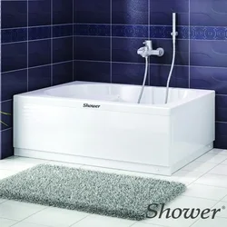 Shower - Shower Ilena 120X80 Oturmalı Dikdörtgen Küvet, Panel Dahil