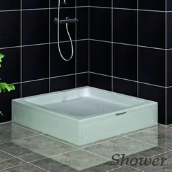 Shower - Shower Carisma 95x95 Kare Panelli Duş Teknesi, Sifon + Ayak Dahil
