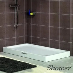 Shower - Shower Riva 130X70 Dikdörtgen Monoblok Duş Teknesi, Sifon Dahil