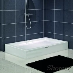 Shower - Shower Lilyum 180X80 Dikdörtgen Panelli Duş Teknesi, Sifon + Ayak Dahil