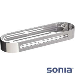 Sonia - Sonia Oval Malzemelik, 31.5 cm, Parlak Paslanmaz Çelik (Duvardan) - 141500