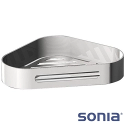 Sonia - Sonia Köşe Malzemelik, 22.5 cm, Parlak Paslanmaz Çelik (Duvardan) - 141517