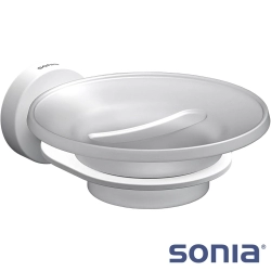 Sonia - Sonia Tecno Sabunluk, Mat Beyaz (Duvardan, Beyaz + Cam) - 166145