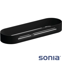 Sonia - Sonia Oval Malzemelik, 31.5 cm, Mat Siyah (Duvardan) - 176502