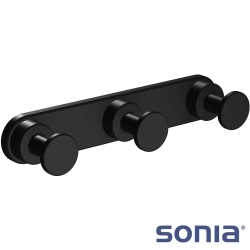 Sonia - Sonia Tecno Üçlü Askı, Mat Siyah - 176762