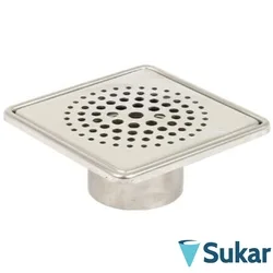 Sukar - Sukar Line9 10x10 Paslanmaz Çelik Çerçeve Izgaralı Süzgeç, Paslanmaz Çelik, Sun Model