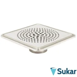 Sukar - Sukar Line9 15x15 Paslanmaz Çelik Çerçeve Izgaralı Süzgeç, Paslanmaz Çelik, Sun Model