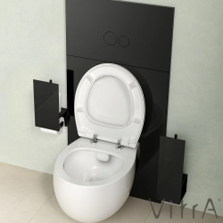 Vitra - Vitra Memoria Klozet Kapağı, Yavaş Kapanır, Kolay Sökülebilir