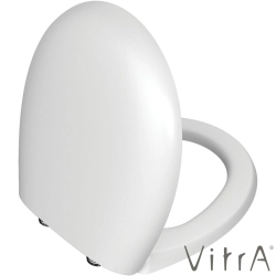 Vitra - Vitra Memoria Klozet Kapağı, Mat Beyaz, Yavaş Kapanır, Kolay Sökülebilir