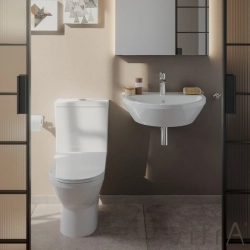 Vitra - Vitra Slim Ses Yok Kapak Model-2(Kemer-S50), Yavaş Kapanır