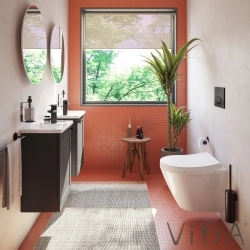 Vitra - Vitra Slim Ses Yok Kapak Model-2(Kemer-S50), Yavaş Kapanır