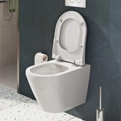 Vitra - Vitra Slim Ses Yok Kapak Model-2(Kemer-S50), Yavaş Kapanır