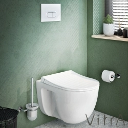 Vitra - Vitra Slim Ses Yok Kapak Model-2(Kemer-S50), Yavaş Kapanır, Kolay Sökülebilir