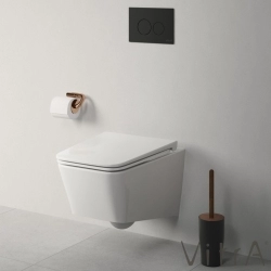 Vitra - Vitra Equal Klozet Kapağı, Yavaş Kapanır, Kolay Sökülebilir