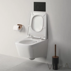 Vitra - Vitra Equal Klozet Kapağı, Yavaş Kapanır, Kolay Sökülebilir