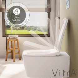 Vitra - Vitra Equal Klozet Kapağı, Yavaş Kapanır, Kolay Sökülebilir