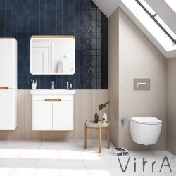Vitra - Vitra Sento Slim Klozet Kapağı, Yavaş Kapanır