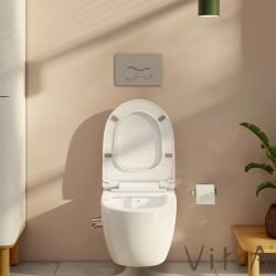 Vitra - Vitra Sento Slim Klozet Kapağı, Yavaş Kapanır