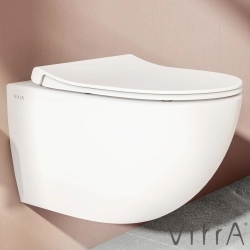 Vitra - Vitra Sento Slim Klozet Kapağı, Yavaş Kapanır