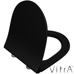 Vitra - Vitra Sento Slim Klozet Kapağı, Yavaş Kapanır, Mat Siyah
