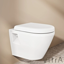 Vitra - Vitra Arkitekt Model-2 Yuvarlak Form Klozet Kapağı, Yavaş Kapanır, Kolay Sökülebilir