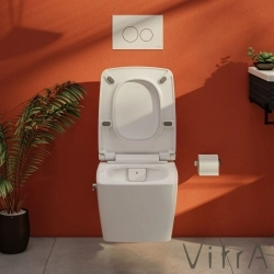 Vitra - Vitra Metropole Slim Klozet Kapağı, Yavaş Kapanır