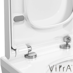 Vitra - Vitra Valarte Klozet Kapağı, Yavaş Kapanır, Kolay Sökülebilir