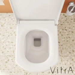Vitra - Vitra Valarte Klozet Kapağı, Yavaş Kapanır, Kolay Sökülebilir