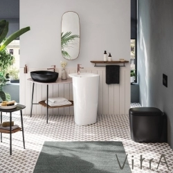 Vitra - Vitra Plural Klozet Kapağı, Metal Menteşeli, Yavaş Kapanır, Kolay Sökülebilir, Mat Siyah