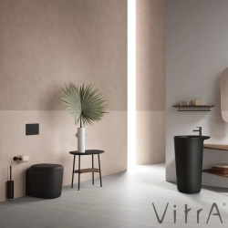 Vitra - Vitra Plural Klozet Kapağı, Metal Menteşeli, Yavaş Kapanır, Kolay Sökülebilir, Mat Siyah