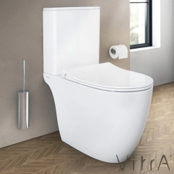 Vitra - Vitra Sento Yavaş Kapanır Klozet Kapağı, Kolay Sökülebilir