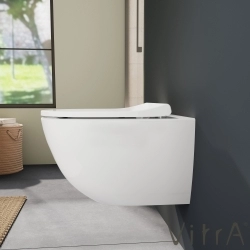 Vitra - Vitra Sento Yavaş Kapanır Klozet Kapağı, Kolay Sökülebilir