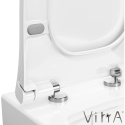 Vitra - Vitra Sento Yavaş Kapanır Klozet Kapağı, Kolay Sökülebilir