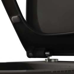 Vitra - Vitra Sento Yavaş Kapanır Klozet Kapağı, Kolay Sökülebilir, Mat Siyah