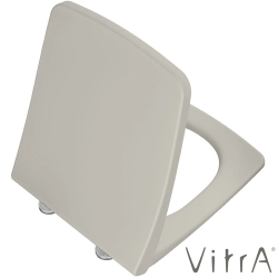 Vitra - Vitra Metropole Slim Klozet Kapağı, Yavaş Kapanır, Kolay Sökülebilir, Mat Bej