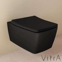 Vitra - Vitra Metropole Slim Klozet Kapağı, Yavaş Kapanır, Kolay Sökülebilir, Mat Siyah