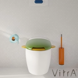 Vitra - Vitra Sento Çocuklar İçin Klozet Kapağı, Yavaş Kapanır, Yeşil-Sarı