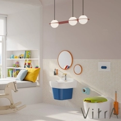 Vitra - Vitra Sento Çocuklar İçin Klozet Kapağı, Yavaş Kapanır, Yeşil-Sarı