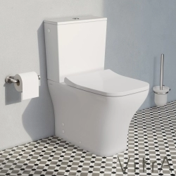 Vitra - Vitra Shift Klozet Kapağı, Slim, Yavaş Kapanır