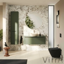 Vitra - Vitra Metropole Round Süper Slim Yavaş Kapanır Klozet Kapağı, Kolay Sökülebilir, Mat Siyah