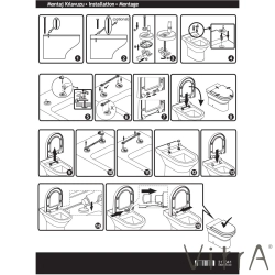 Vitra - Vitra Metropole Square Slim Yavaş Kapanır Klozet Kapağı, Kolay Sökülebilir, Mat Beyaz