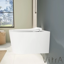 Vitra - Vitra Nest QuantumFlush Slim Klozet Kapağı, Yavaş Kapanır