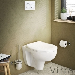 Vitra - Vitra Opal Nuvoplast Klozet Kapağı (Plastik Menteşeli)