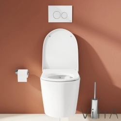 Vitra - Vitra Nest QuantumFlush Klozet Kapağı, Yavaş Kapanır
