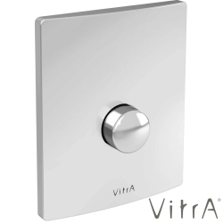 Vitra - Vitra Pisuvar Mekanik Yıkama Seti, Mat Krom (Sıva Altı, Bas Sistemi-Ara Musluksuz)